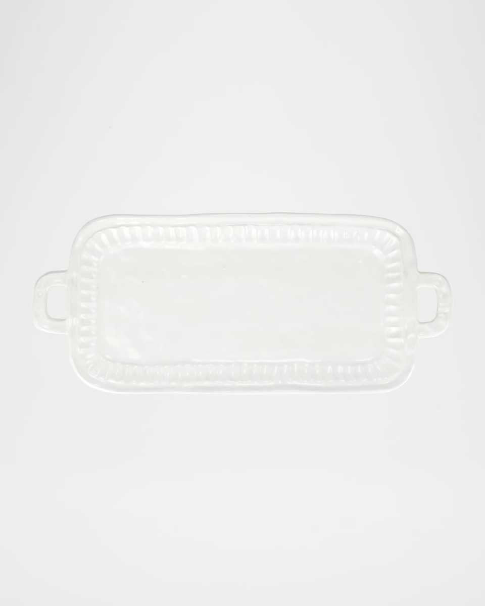 Pietra Serena Handled Rectangular Platter