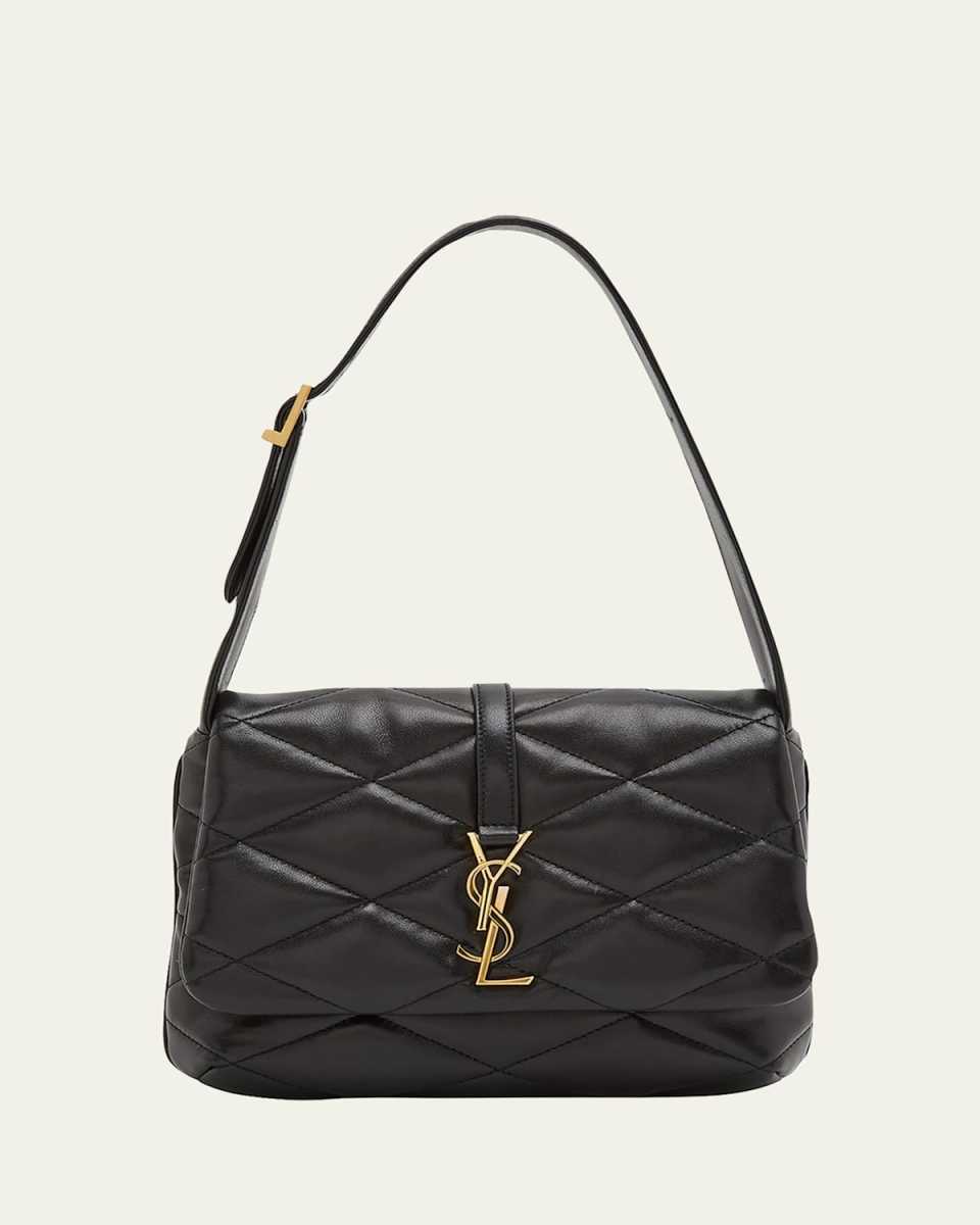 Le 57 Flap YSL Shoulder Bag in Quilted Leather