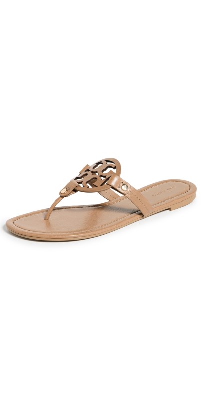 Tory Burch Miller Sandals Almond Flour