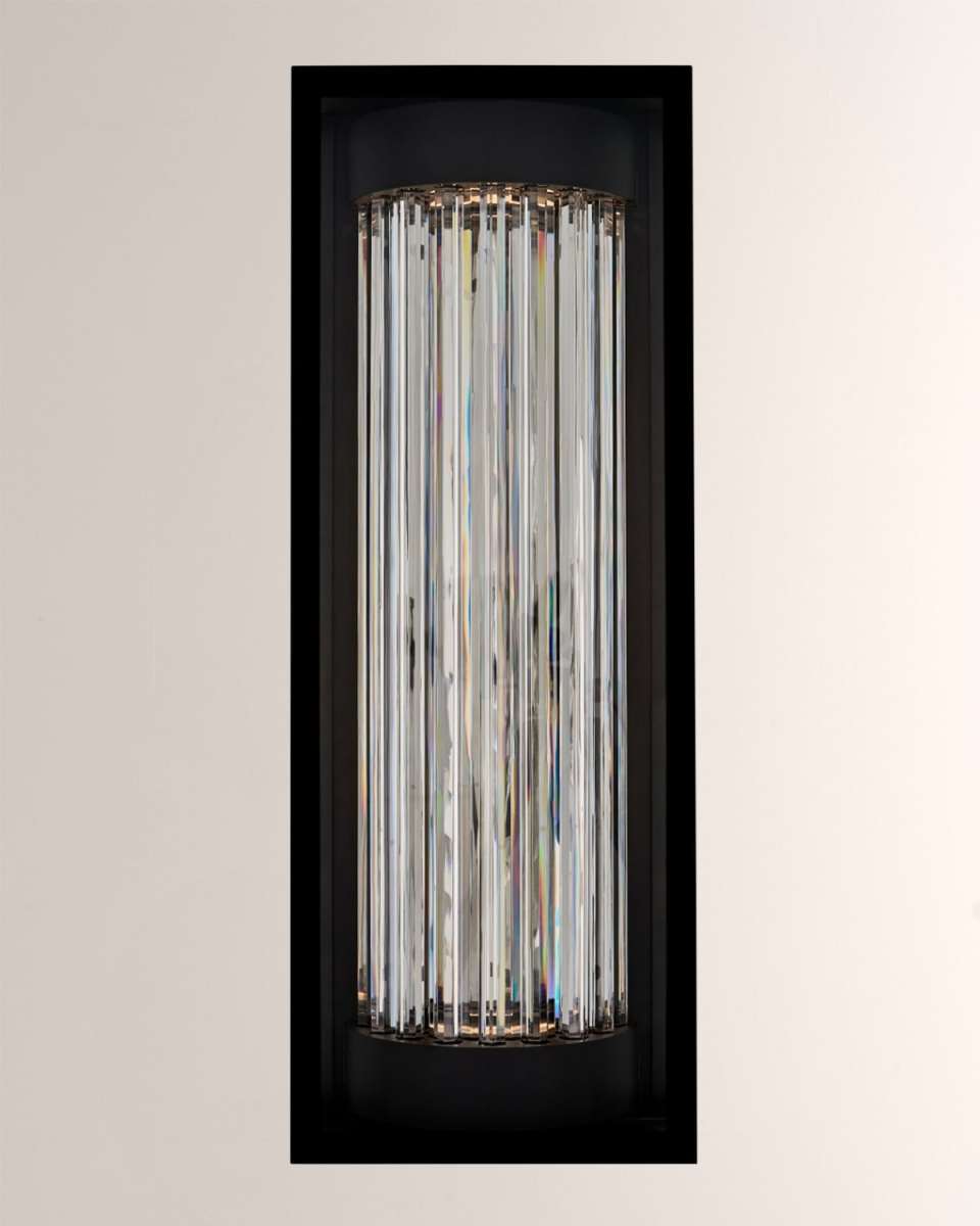 Cilindro 28" LED Outdoor Wall Sconce