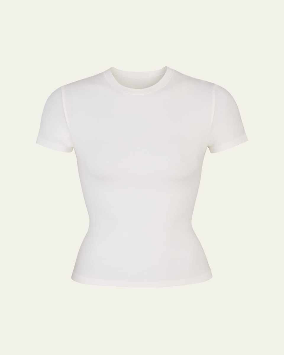 Cotton Jersey Crewneck T-Shirt
