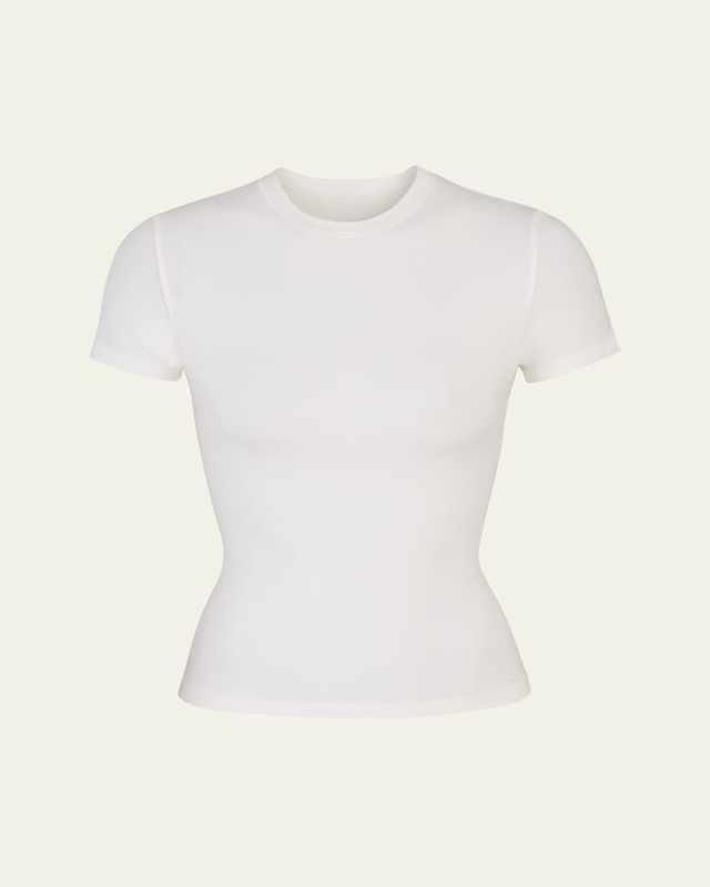 Cotton Jersey Crewneck T-Shirt
