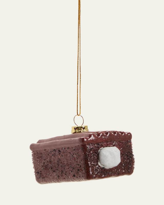 Iced Chocolate Snack Christmas Ornament