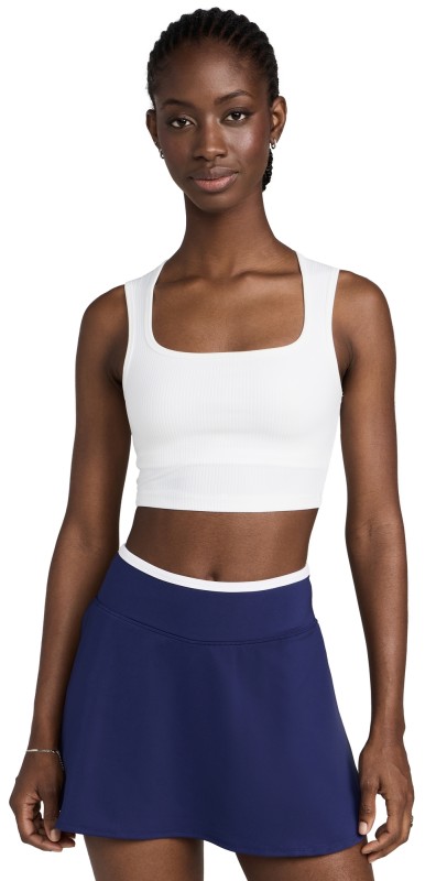 Year of Ours Ribbed Diana Bra White
