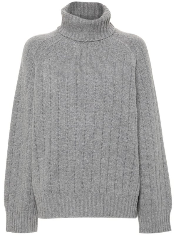 ribbed-knit jumper