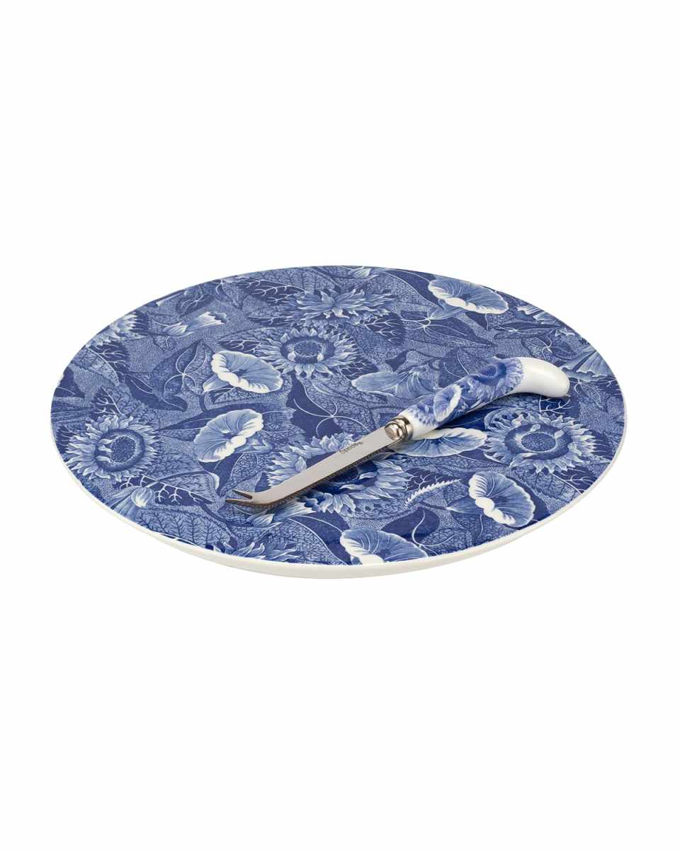 Blue Room Sunflower Cheese Plate & Knife