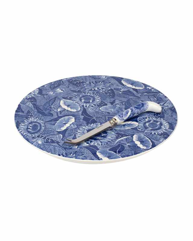 Blue Room Sunflower Cheese Plate & Knife