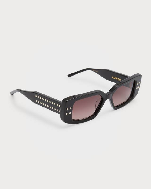 Cinque Rectangle Acetate & Titanium Sunglasses