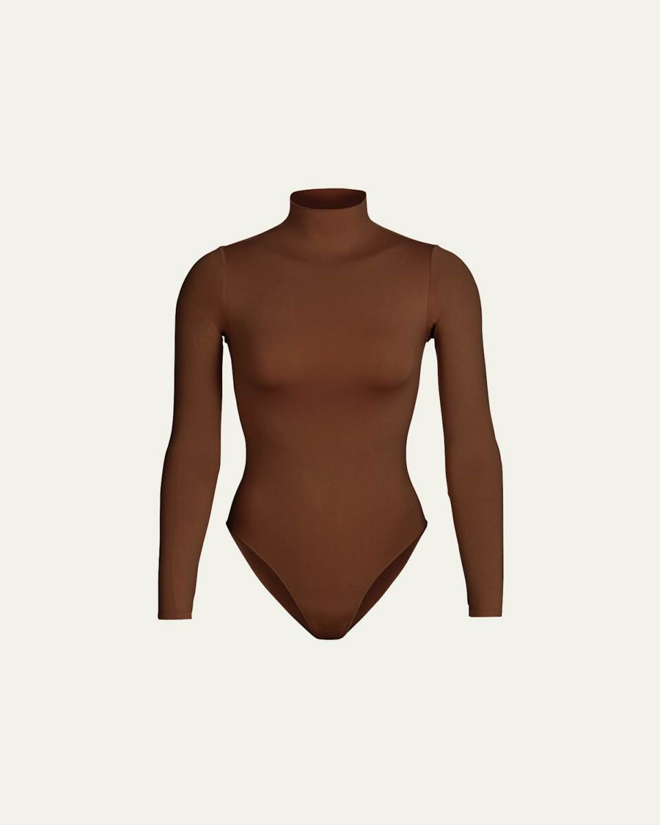 Essential Smoothing Mock-Neck Bodysuit