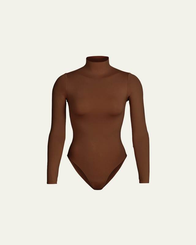 Essential Smoothing Mock-Neck Bodysuit
