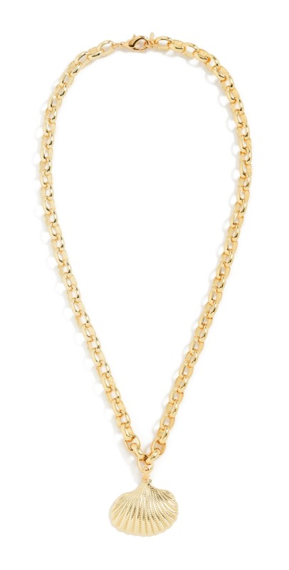SHASHI Conchiglia Necklace Gold