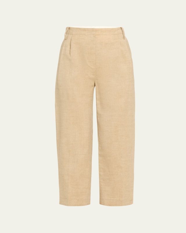 The Jareth Linen-Blend Suit Trousers