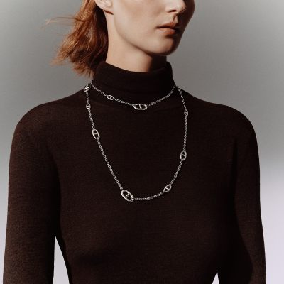 HERMES Farandole long necklace 120