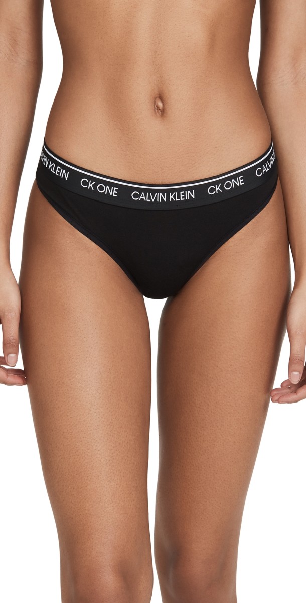 Calvin Klein Underwear One Cotton Thong Grey Heather