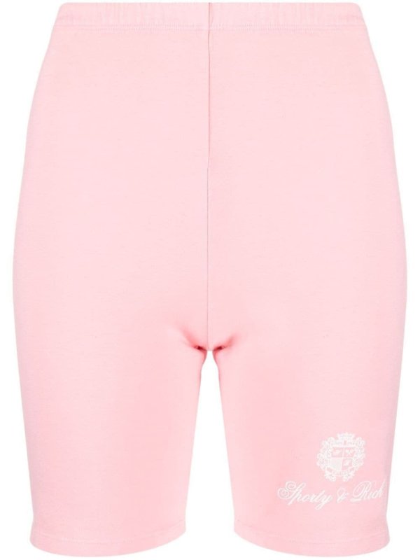 logo-print cycling shorts