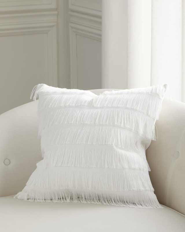 Belem Snow Decorative Pillow, 20" Square