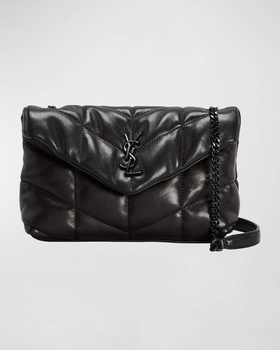 Loulou Toy YSL Puffer Leather Crossbody Bag