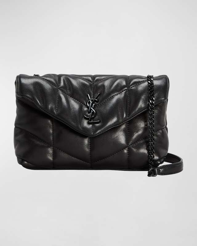 Loulou Toy YSL Puffer Leather Crossbody Bag