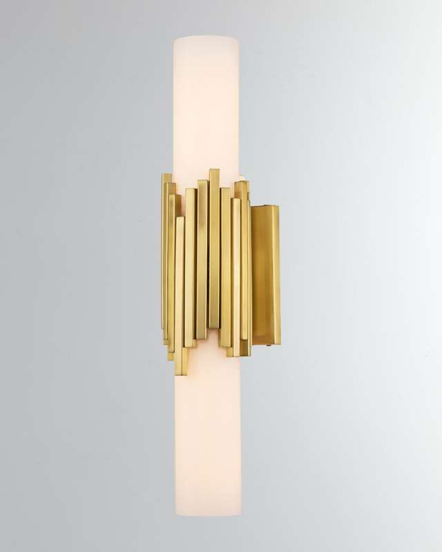 Marvel 2-Light Bath Light, Aged Brass