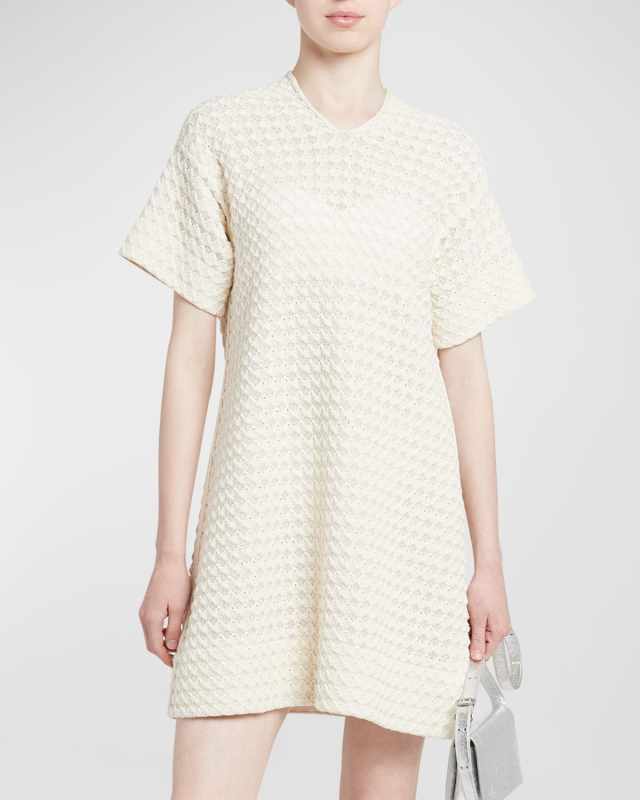 Textured Mini Dress