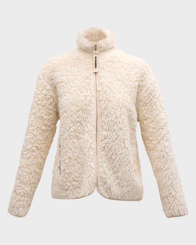 Cotton Teddy Zip Jacket