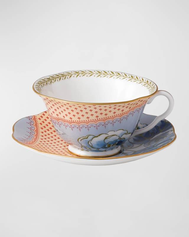 Butterfly Bloom Tecup & Saucer Set