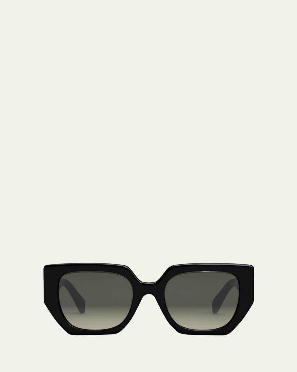 Triomphe Logo Acetate Butterfly Sunglasses