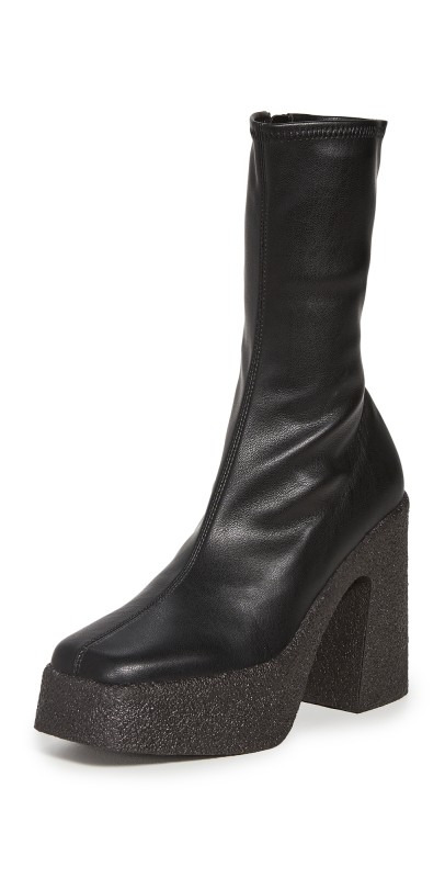 Stella McCartney Platform Stretch Boots Black
