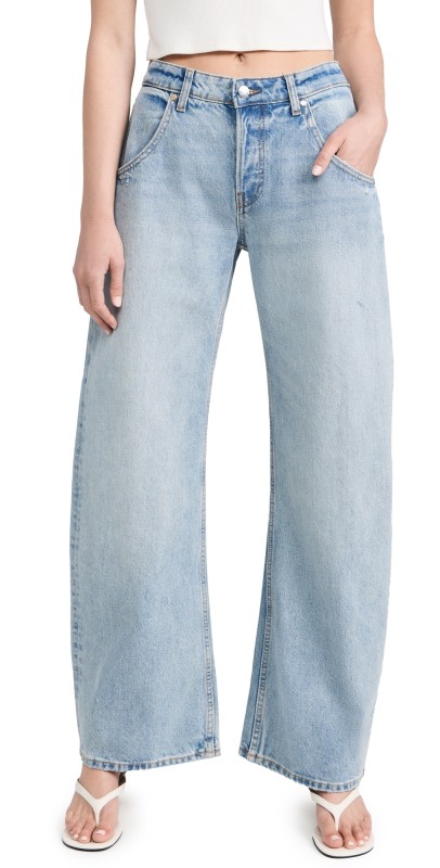 EB Denim Enzo Midrise Barrel Jeans Laguna