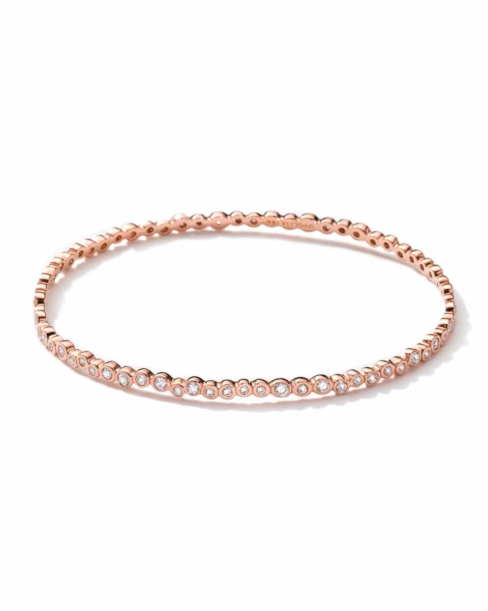 18k Rose Gold Diamond Starlet Bangle