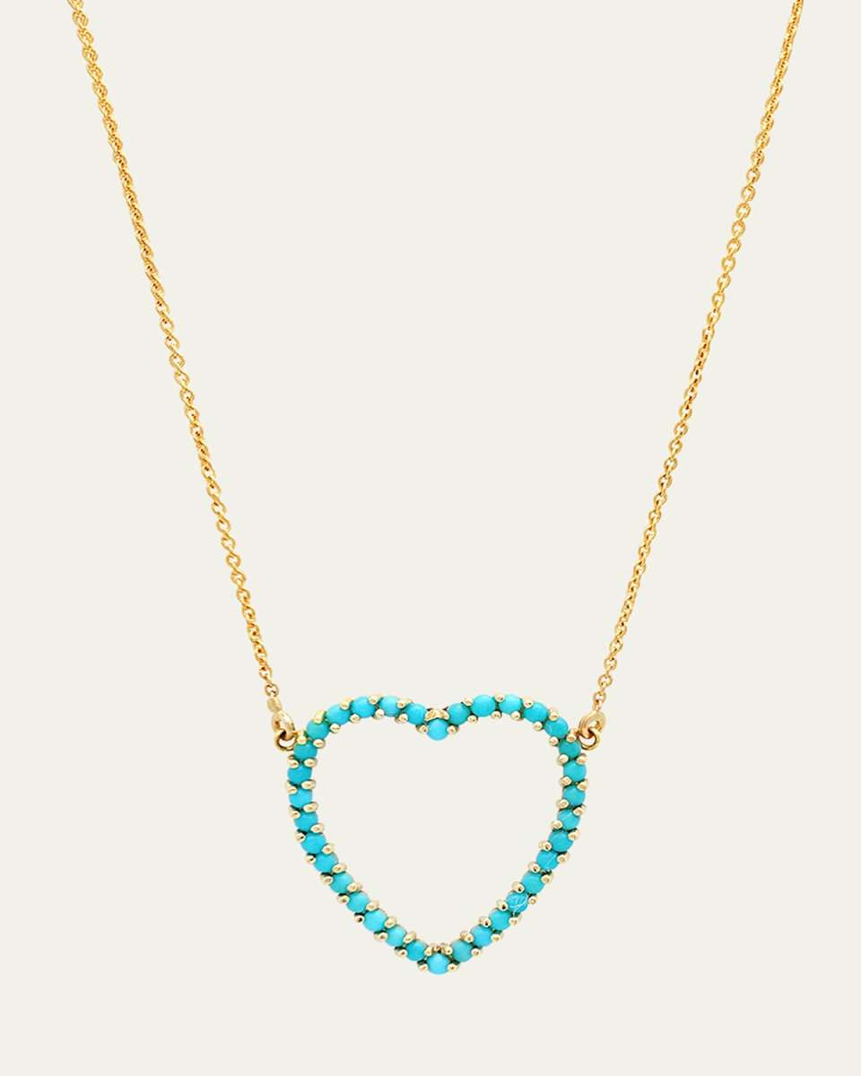 Large Open Heart Necklace
