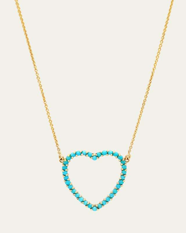 Large Open Heart Necklace