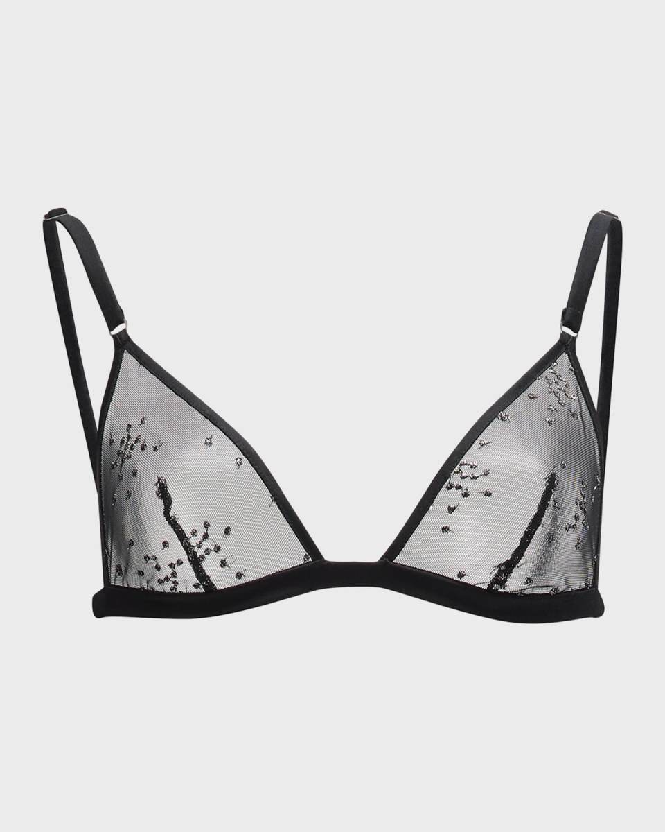 Bianca Embroidered Tulle Soft Cup Br