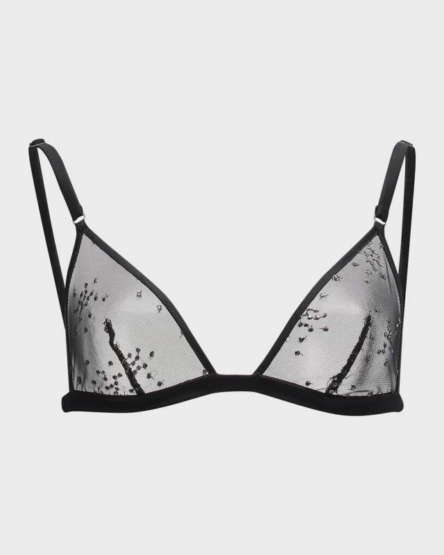 Bianca Embroidered Tulle Soft Cup Br