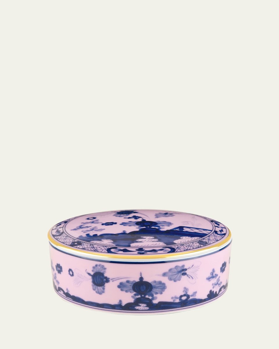 Oriente Italiano Round Box with Cover
