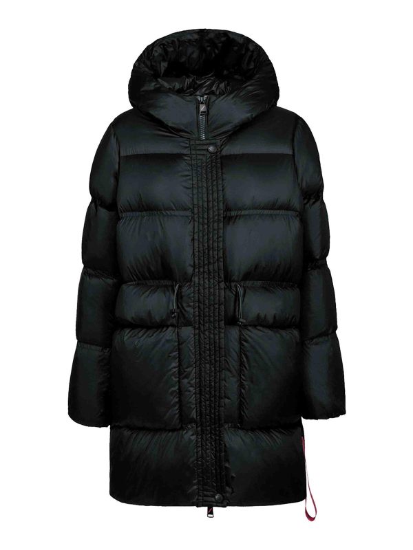 After Label Manteau Au Genou - Noir