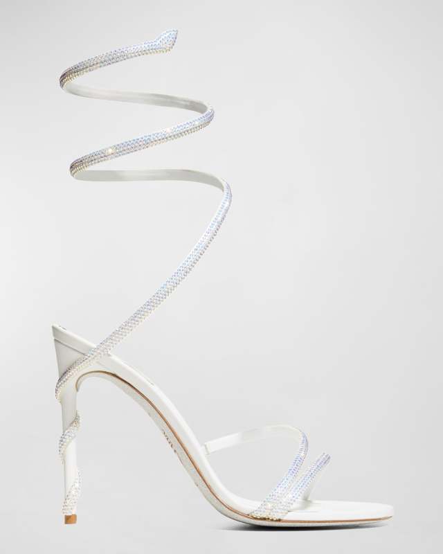Strauss Snake Ankle-Wrap Sandals