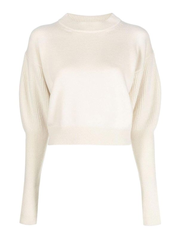 Alexander Mcqueen Pull Col Rond - Blanc