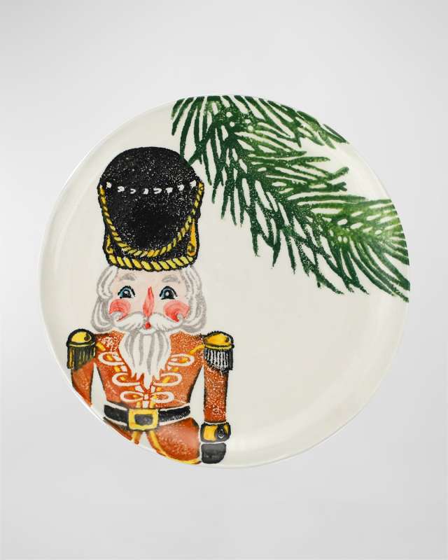 Nutcrackers Gold Salad Plate