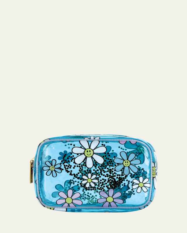 Girl's Daisies Clear Cosmetic Bag