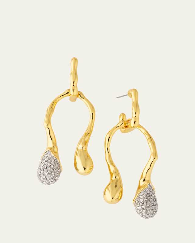 Solanales Crystal Mobile Earrings