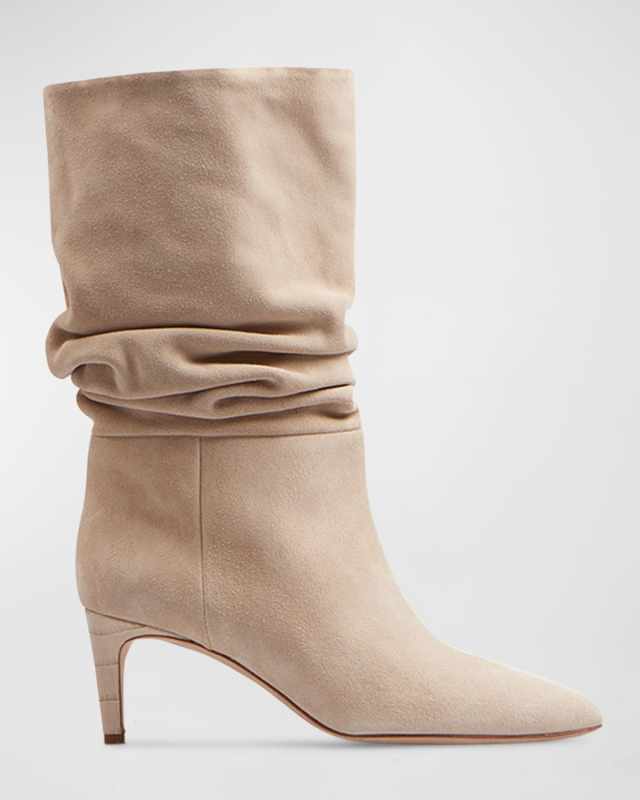 60mm Slouchy Suede Boots
