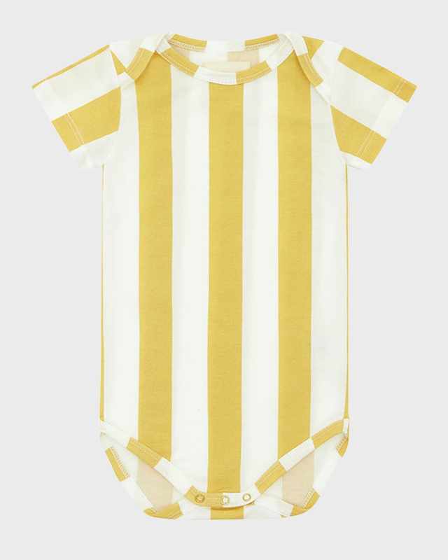 Kid's Short Sleeve Tencel Bodysuit, Size Newborn-24