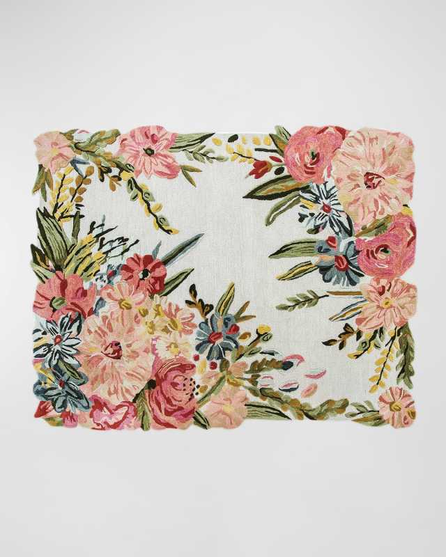 Flower Garden Rug, 8' x 10'
