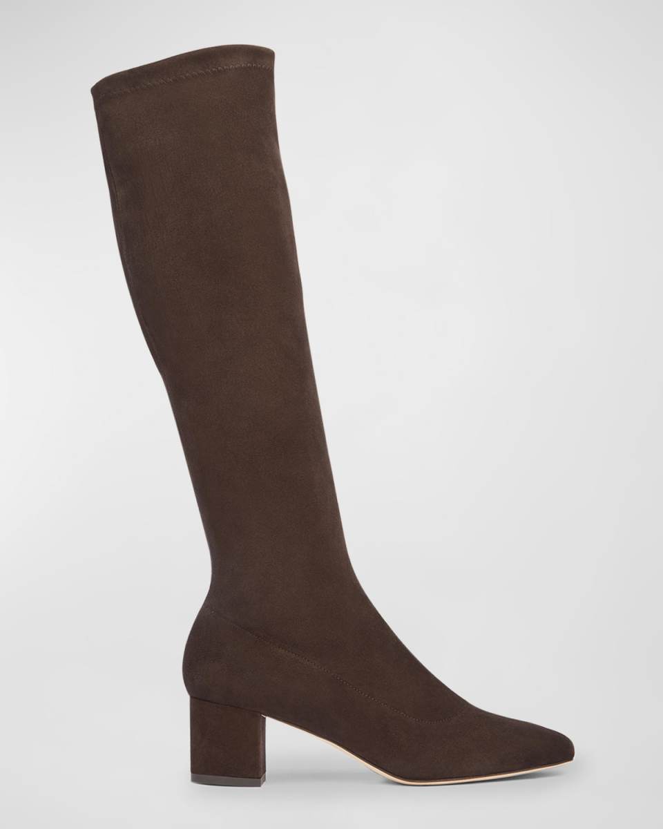 Eldon Stretch Suede Knee Boots