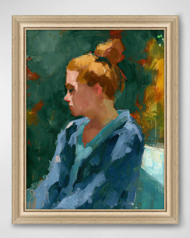 "Garden Pondering" Giclee Wall Art