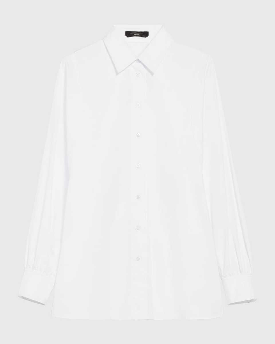 Fufy Oversized Button-Down Cotton Shirt