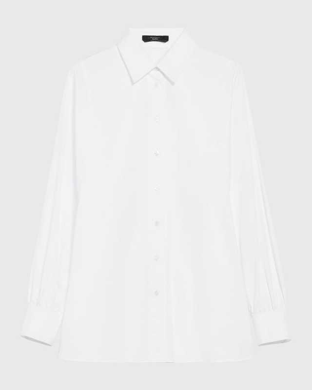 Fufy Oversized Button-Down Cotton Shirt