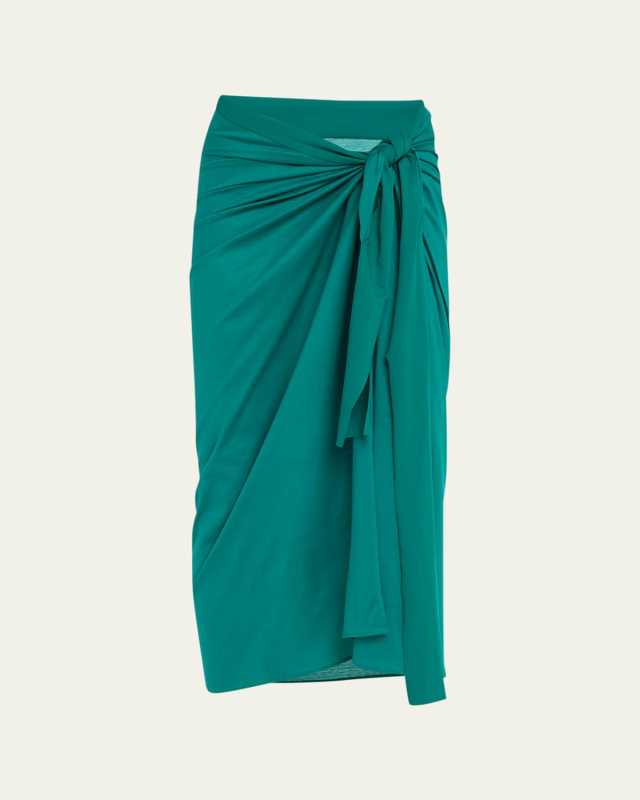 Peplum Long Sarong with Belt