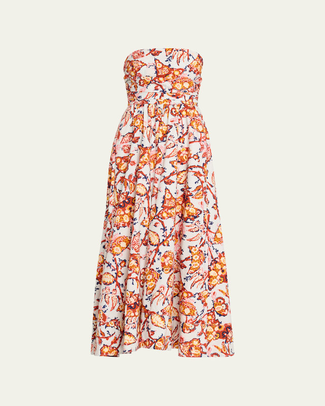 Tate Strapless A-Line Maxi Dress